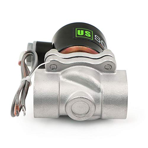 U.S. Solid 3/4" Stainless Steel Electric Solenoid Valve 24V DC N.C. Air Water Oil VITON - Image 5