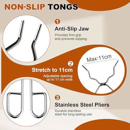 Molten Masters MMasters Melting Casting kit with Graphite Crucible, Graphite Ingot Mold, 2 Stir Sticks, 5-in-1 Ingot Mold for Melting Gold, Silver, Aluminum, Brass - Image 5