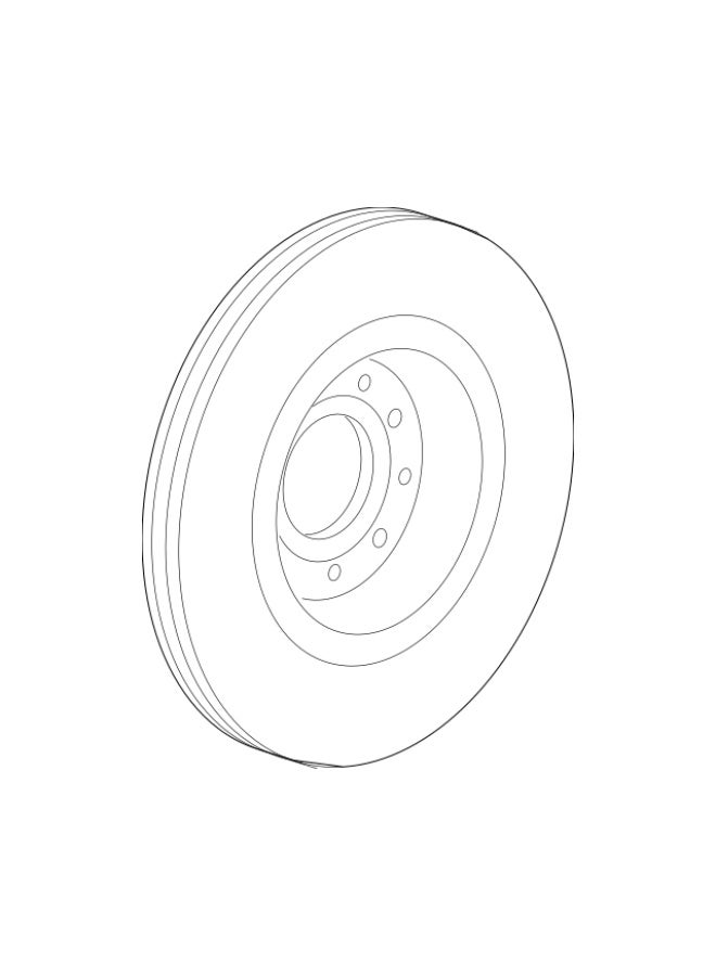 Motorcraft Brake Disc/ Rotor - BRRF 75