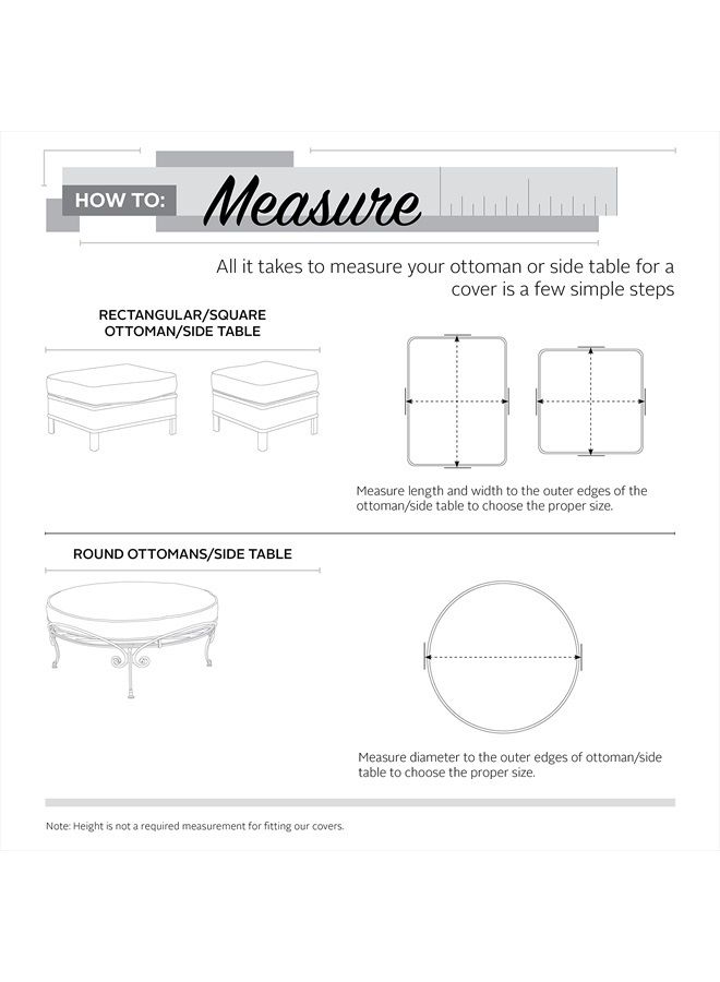 Classic Accessories Veranda Water-Resistant 48 Inch Rectangular Patio Coffee Table Cover, Outdoor Table Cover - Image 4