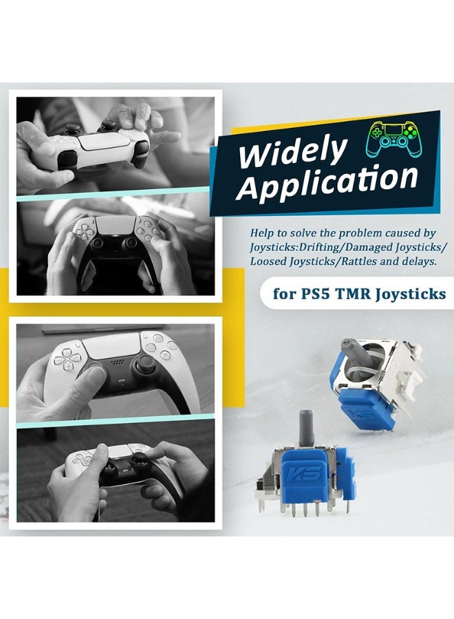TMR Joystick for PS5 controller, 4 analog joysticks, 4 thumbsticks, No Drifting, with repair kit - Image 2