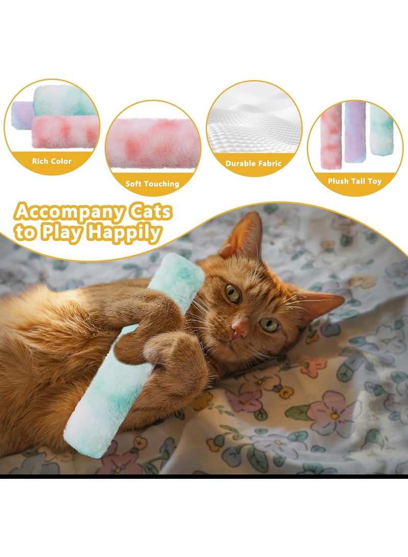SUNSAR 3 Pcs Interactive Cat Pillows, Soft Catnip Toys for Indoor Cats, Funny Kitten Toys Companion Toys for Cats (Pastel Set) - Image 3