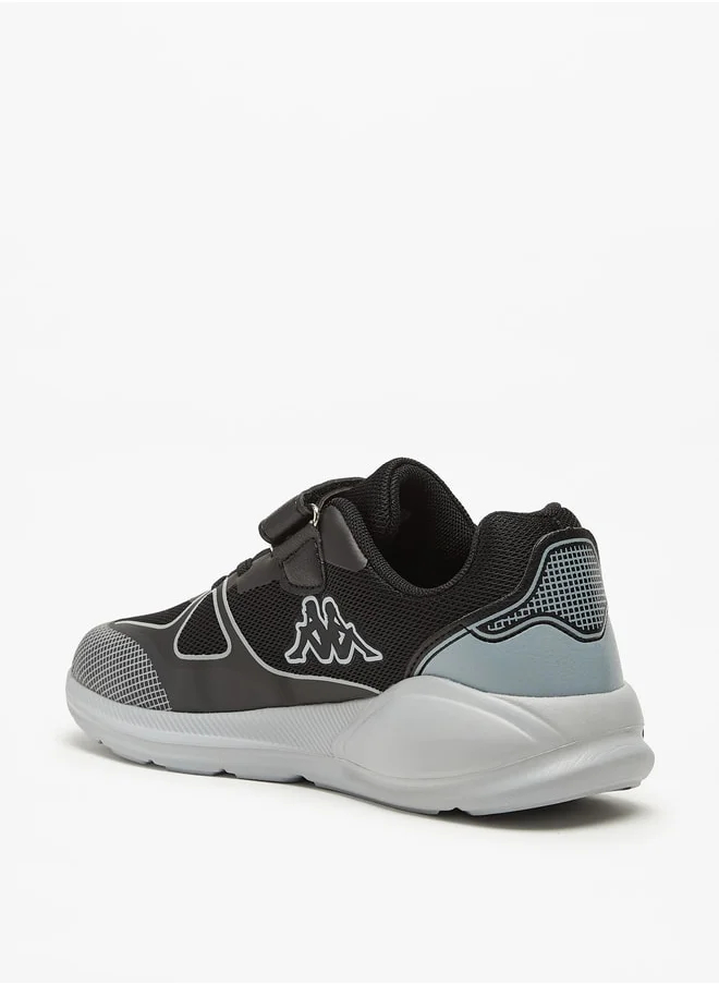 Kappa Girls' Panelled Sports Shoes with Hook and Loop Closure