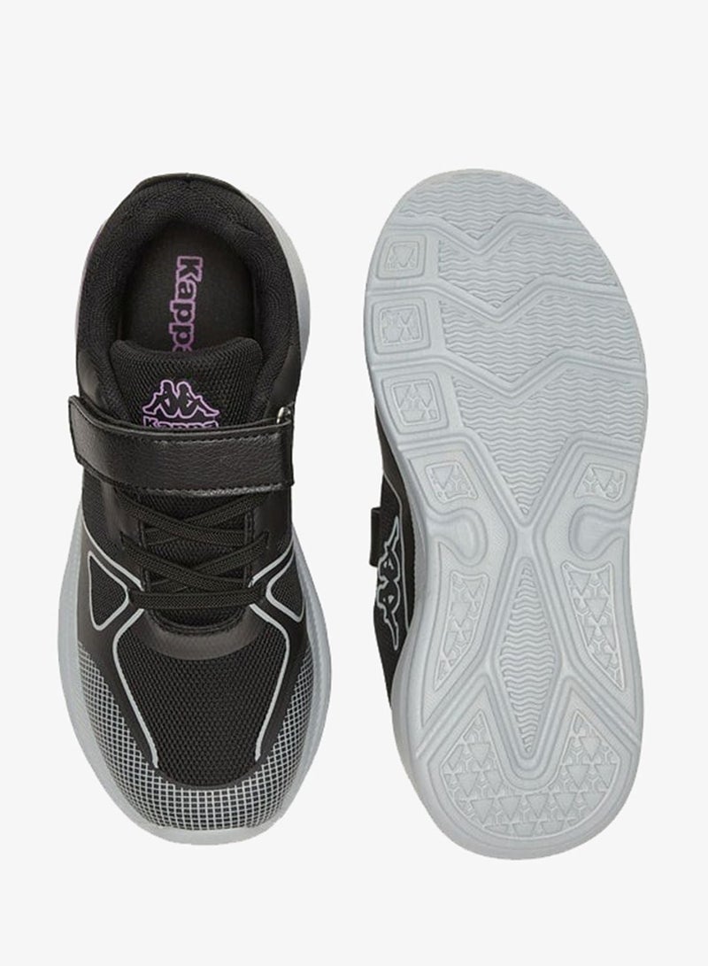 Kappa Girls' Panelled Sports Shoes with Hook and Loop Closure - Image 4