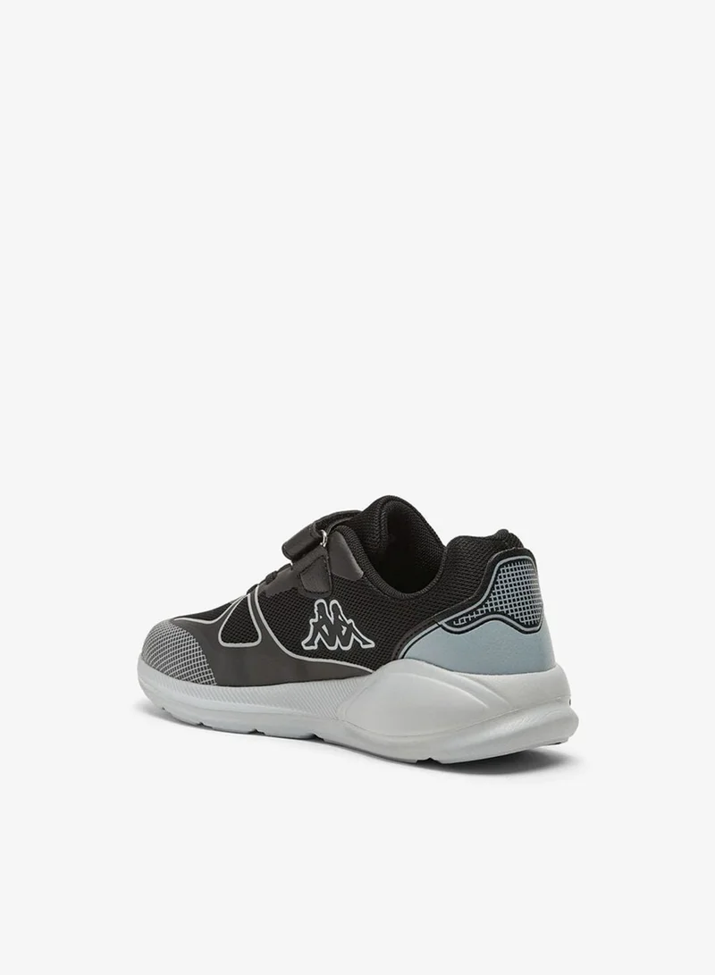 Kappa Girls' Panelled Sports Shoes with Hook and Loop Closure