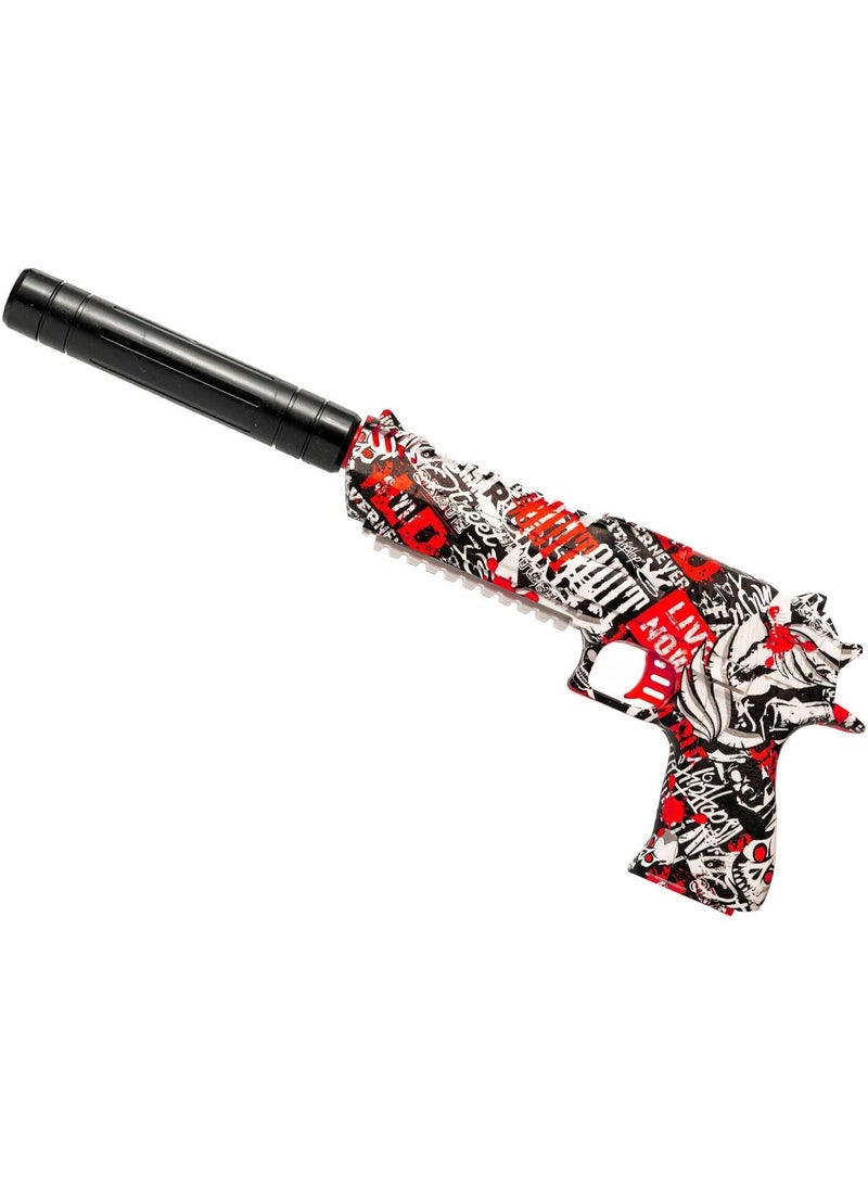 Toy Machine Kids Pistol Gelsoft Gel Blaster Toy Soft Water Bullet Pistol, USB Rechargeable, Fully Automatic, High Speed Rappid Fire + 10,000 Ammo, 14+ Years - Image 2