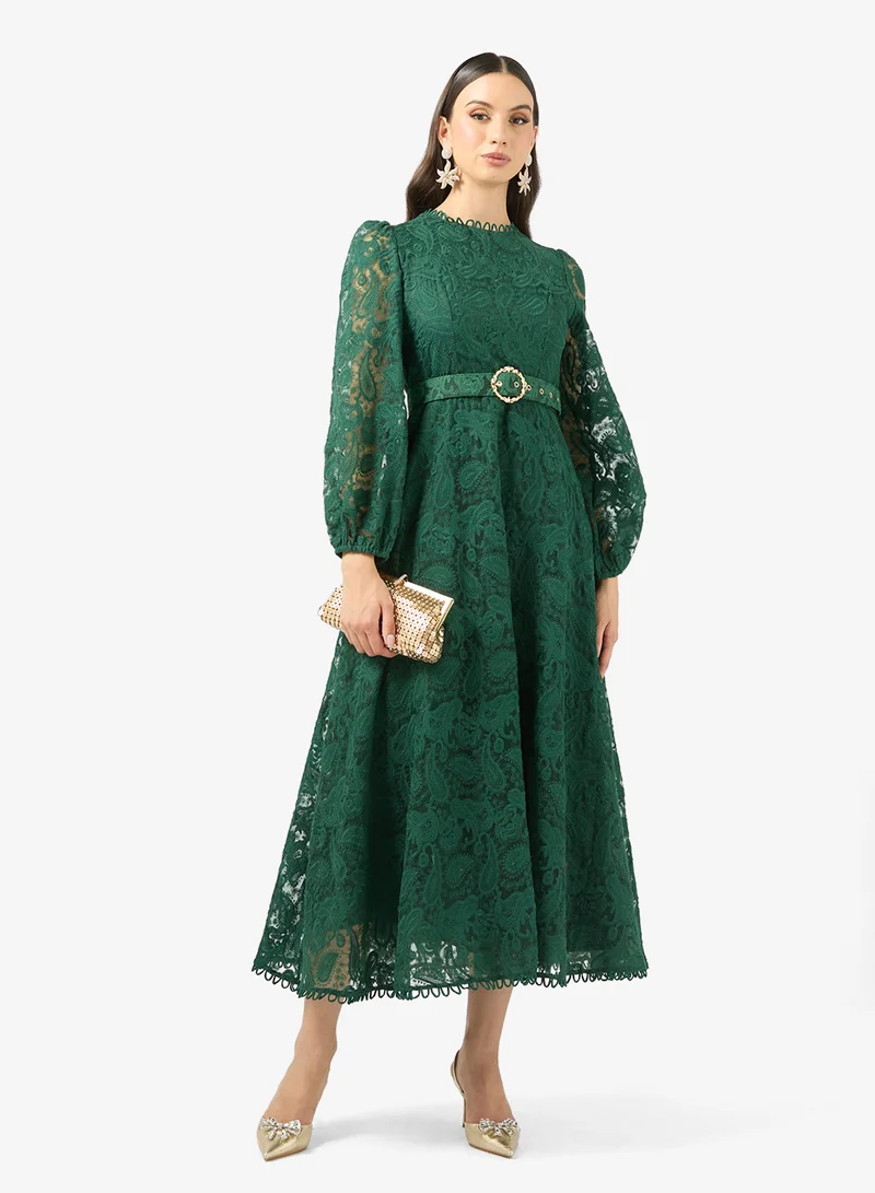 Khizana  Lace A-line Dress for Women | Best Price UAE