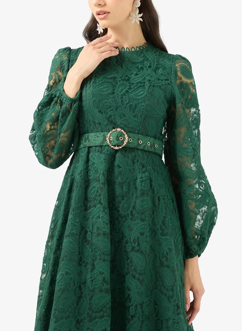 Khizana  Lace A-line Dress for Women | Best Price UAE