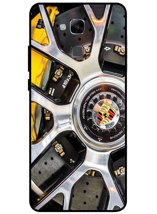 EYE CATCH Protective Case Cover For Huawei Mate 7 Porsche Wheel Multicolor - Image 1