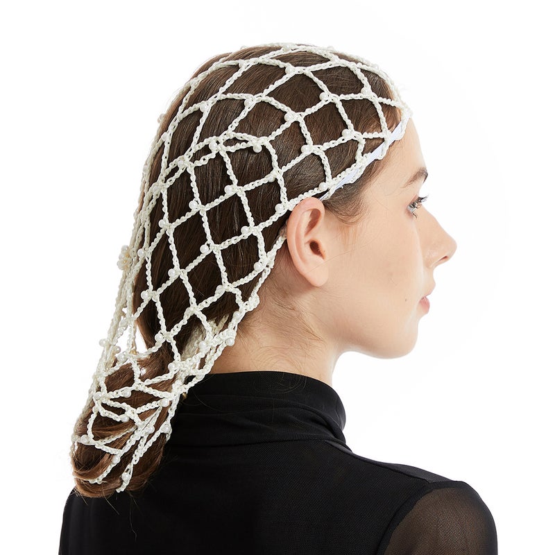 Ladies Handmade Crocheted Faux Silk Pearl Cap Tc311 Sale - Image 1
