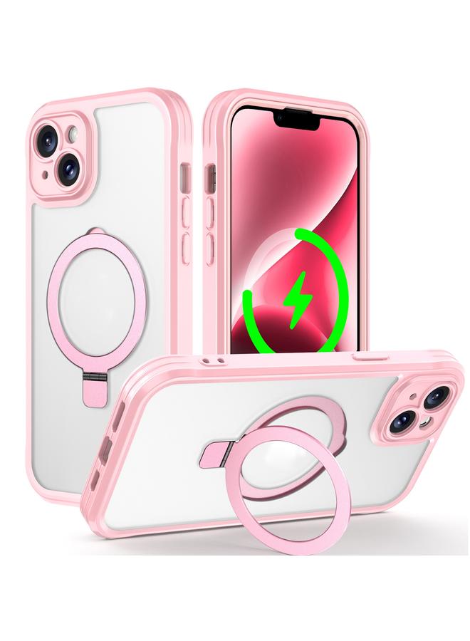 اس-توب جراب لهاتف iPhone 14 / 13 Skin Feel MagSafe Holder 360 جراب كامل للجسم - Image 1