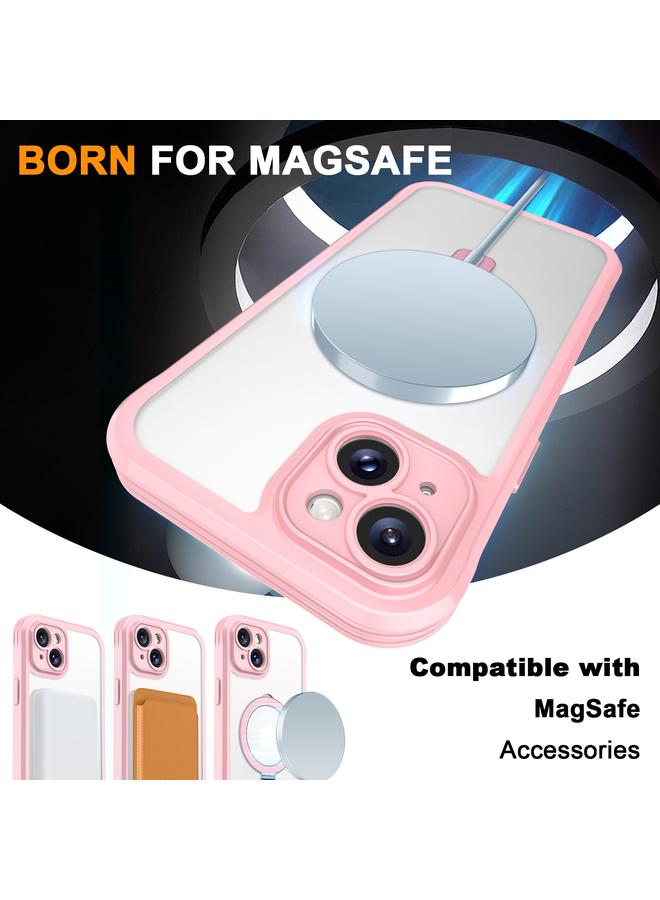اس-توب جراب لهاتف iPhone 14 / 13 Skin Feel MagSafe Holder 360 جراب كامل للجسم - Image 4