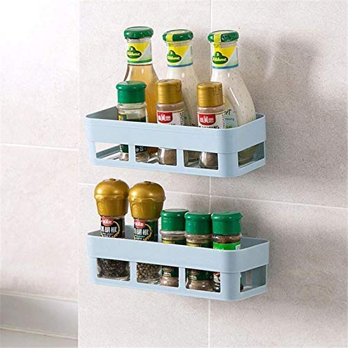 Flipco Plastic Double Layer Soap Box Hanging Tray and Bathroom Organization Storage Shelf Rack Basket for Shampoo; Conditioner and Soap - White (Bathroom SHELVE) - Image 2