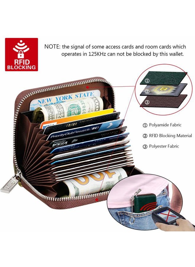 FurArt Credit Card Wallet, Zipper Card Cases Holder for Men Women, RFID Blocking, KeyChain Wallet, Compact Size - Image 5