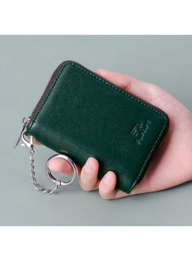 FurArt Credit Card Wallet, Zipper Card Cases Holder for Men Women, RFID Blocking, KeyChain Wallet, Compact Size - Image 4