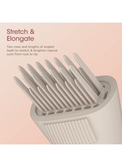 Shark Xskhd4Wtca Flexstyle Wide Tooth Comb Blow Dryer Comb Attachment For Flexstyle Air Styling & Drying System Styling Tool For Curly And Coily Hair Stone  - Image 4