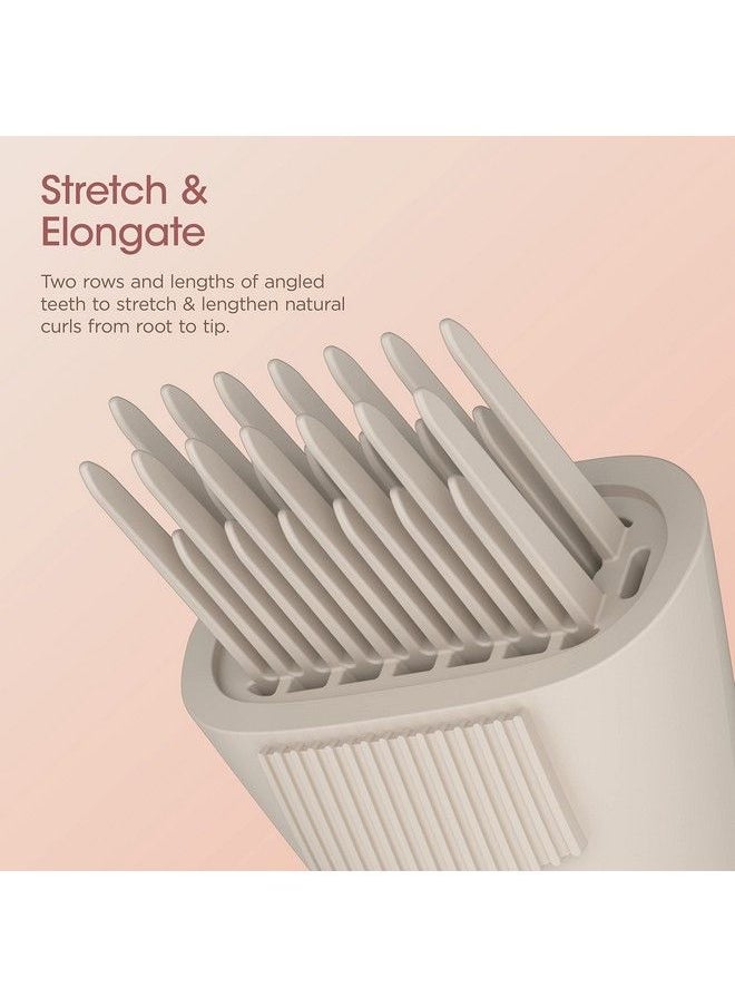 Shark - Xskhd4Wtca مشط ذو أسنان واسعة من Flexstyle، ملحق مشط مجفف الشعر لنظام تصفيف الشعر والتجفيف بالهواء Flexstyle، أداة تصفيف للشعر المجعد والمتعرج، حجر - Image 1