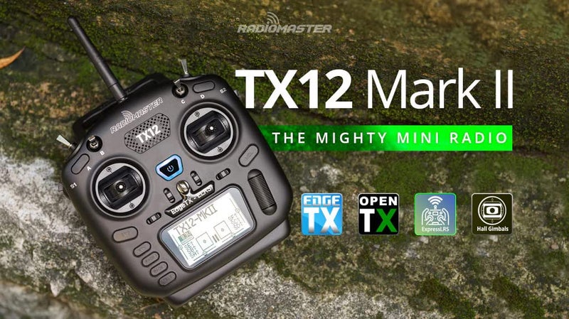 RotorLogic راديو ماستر TX12 MKII 2.4GHz 16 قناة EdgeTX OpenTX جهاز تحكم راديو مدمج وضع 2 (ELRS) - Image 4