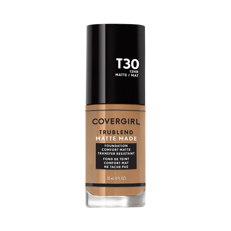 COVERGIRL TruBlend Matte Made Liquid Foundation, Warm Honey - Image 1