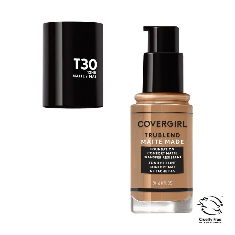 COVERGIRL TruBlend Matte Made Liquid Foundation, Warm Honey - Image 2