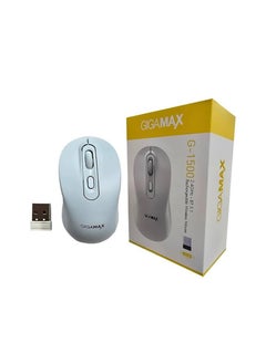 جيجاماكس ماوس LED لاسلكي وبلوتوث، ماوس كمبيوتر لاسلكي صامت 2.4G قابل لإعادة الشحن مع مستقبل USB، ماوس لاسلكي بإضاءة خلفية رفيعة للغاية لأجهزة الكمبيوتر المحمول والكمبيوتر اللوحي.  - Image 4