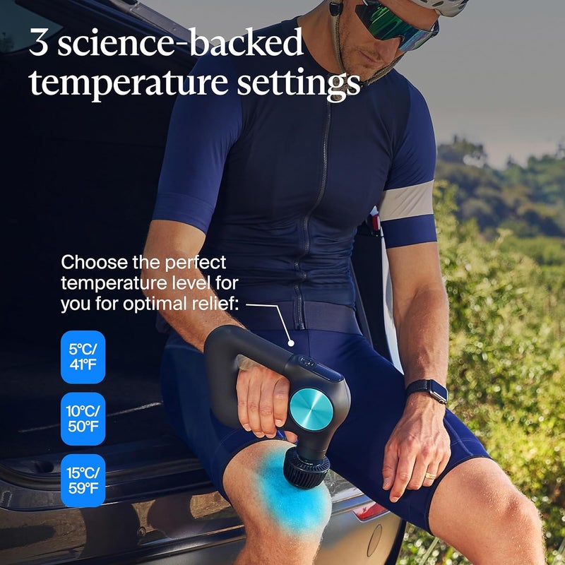 Theragun Cold Attachment for PRO Plus Deep Tissue Massage Gun Features 3 Cold Therapy Temperature Levels for Custom Pain Relief Inflammation and Swelling Treatment Only Compatible with Pro Plus - Image 3