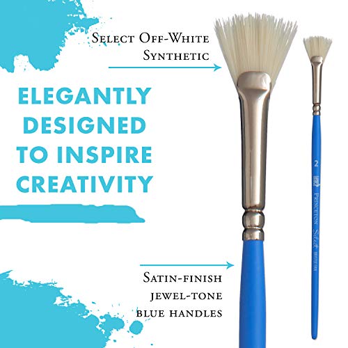 Princeton Select Artiste Paintbrush, Size 2, Blue - Image 4