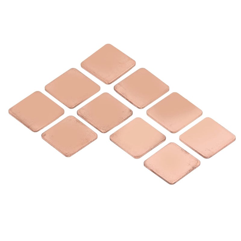 شريحة غطاء التبريد النحاسي 1.0 مم للكمبيوتر المحمول، تبديد حراري سريع، 20 قطعة - Image 1