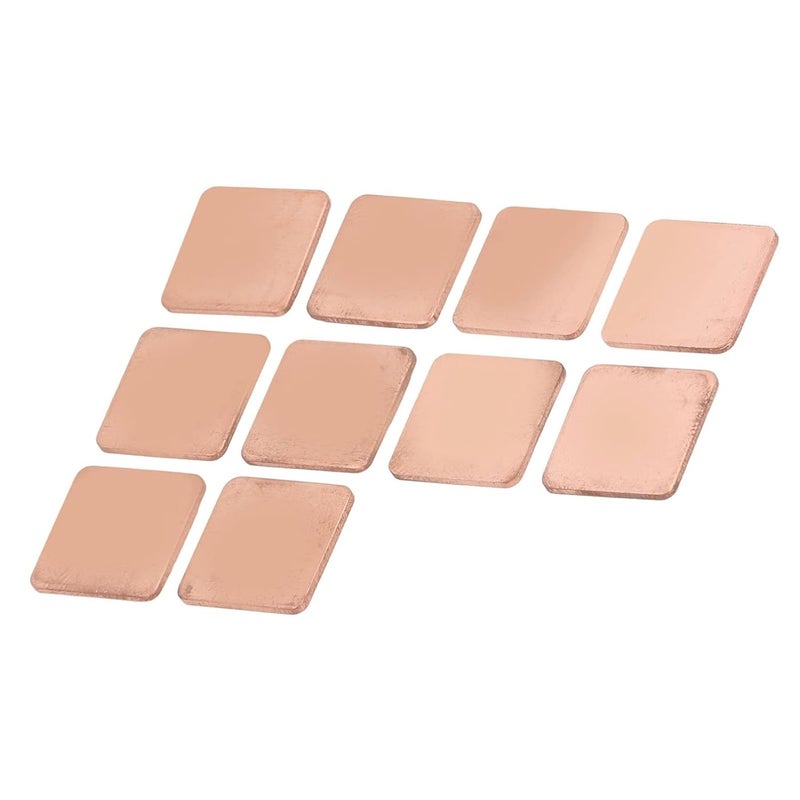 شريحة غطاء التبريد النحاسي 1.0 مم للكمبيوتر المحمول، تبديد حراري سريع، 20 قطعة - Image 3