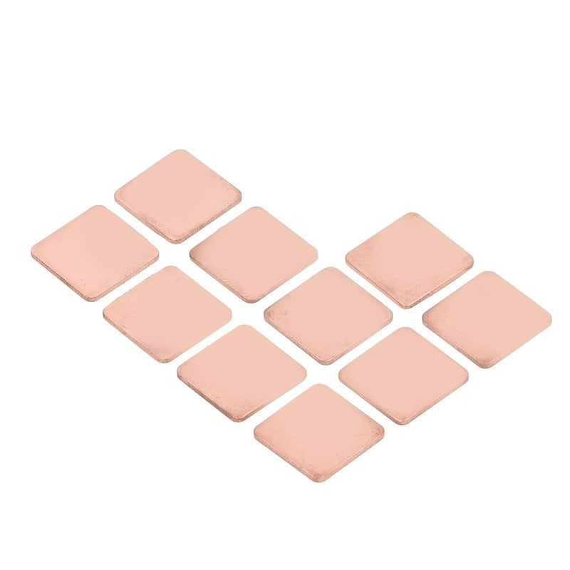 شريحة غطاء التبريد النحاسي 1.0 مم للكمبيوتر المحمول، تبديد حراري سريع، 20 قطعة - Image 5