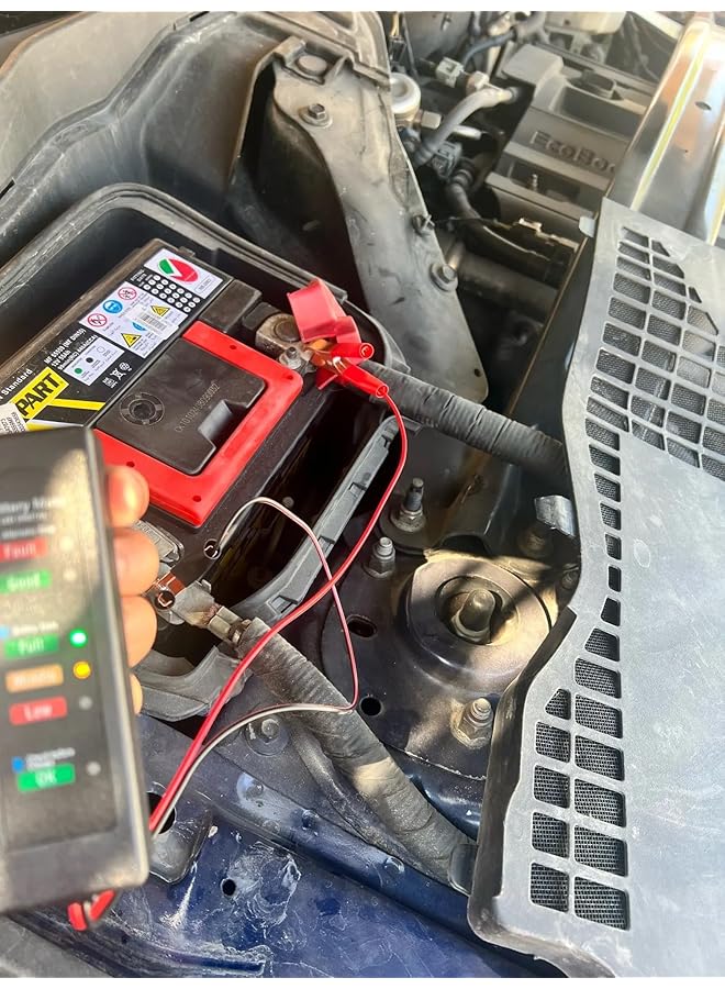 Generic 12V Digital Battery And Alternator Tester, Led Display With 6 Status Indicators, 11.7Cm Length  - Image 4
