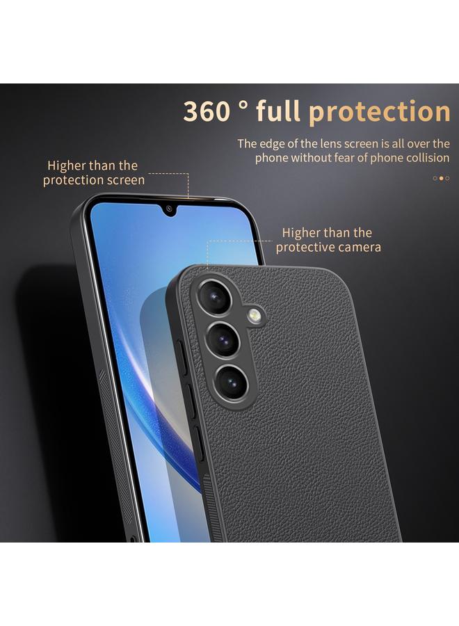 اس-توب جراب هاتف مغناطيسي من الجلد من HUIYI لهاتف Samsung Galaxy A34 5G - Image 3