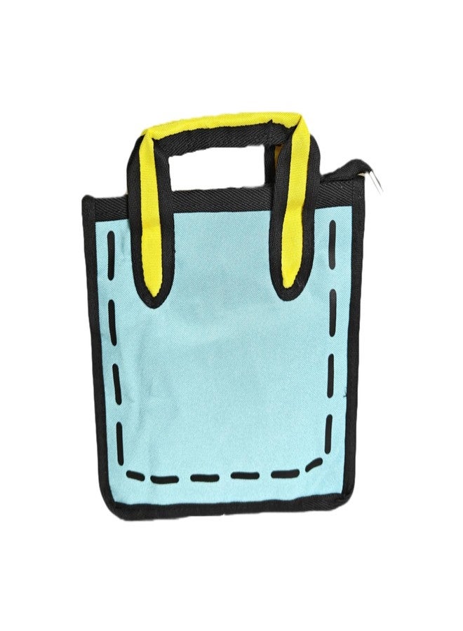 Koozy Up Koozy 2D Bags Animated Bag - 2D Shoulder Bag for Shopping - Stylish and Fun 2D Animated Design with Spacious Interior, Lightweight and Durable for Everyday Use, Travel, and Casual Outings - Image 1