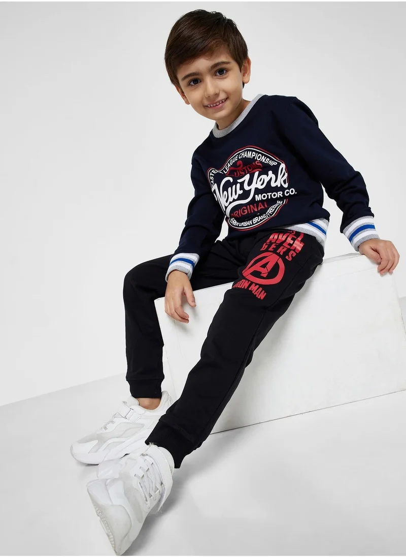 Pinata Boys Logo Printed Sweatshirt