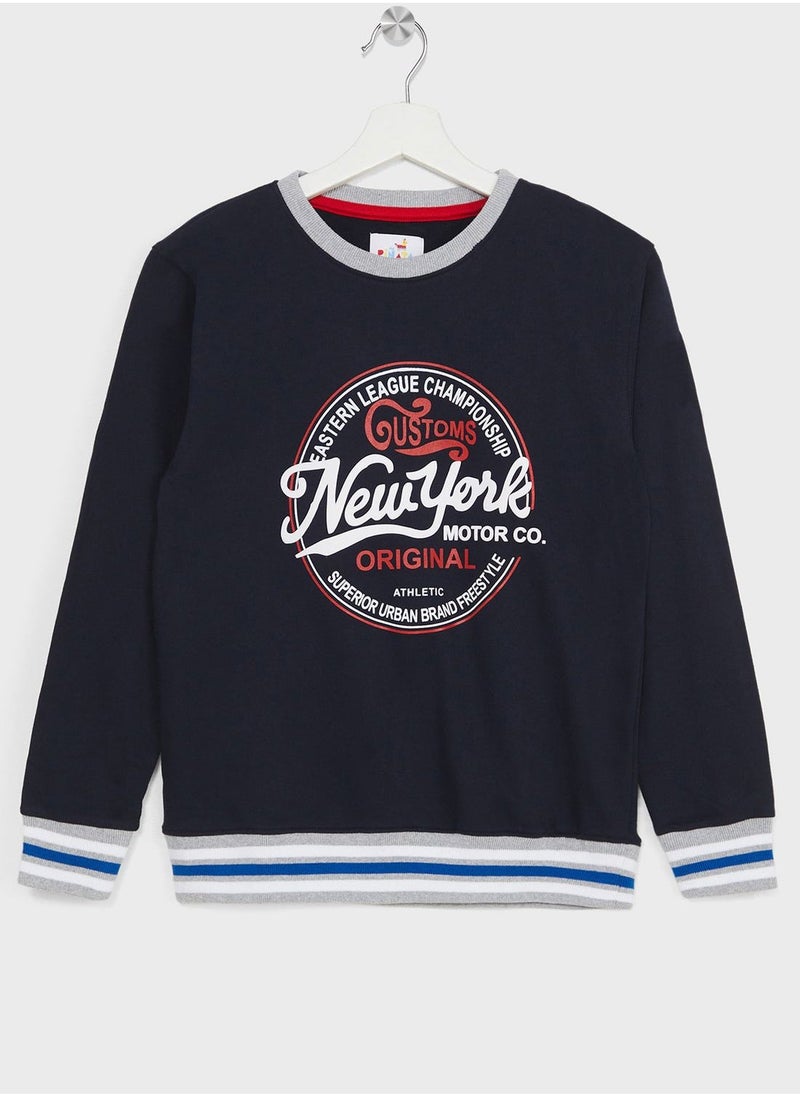 Pinata - Boys Logo Printed Sweatshirt - Image 1