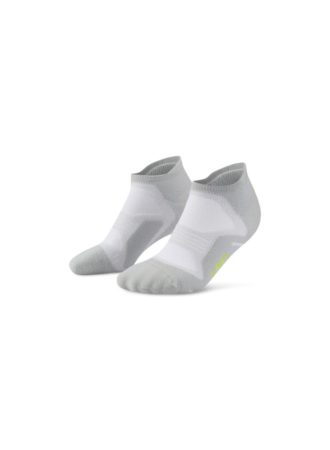 CEP Core Run Cushion No Show Socks, Grey, Unisex, LG - Image 3