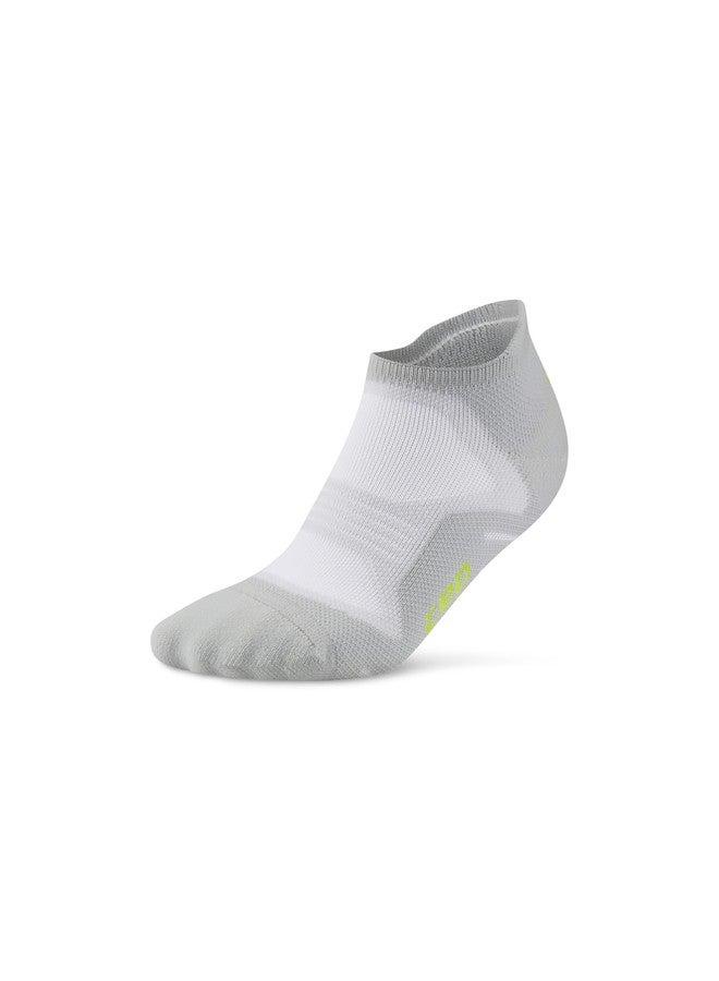 CEP Core Run Cushion No Show Socks, Grey, Unisex, LG - Image 1