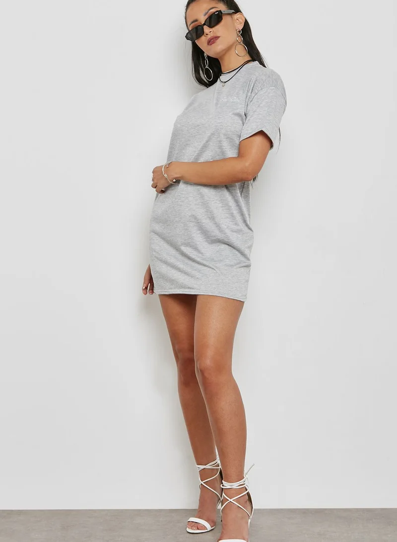 Missguided Cali Girl Oversized Tshirt Dress