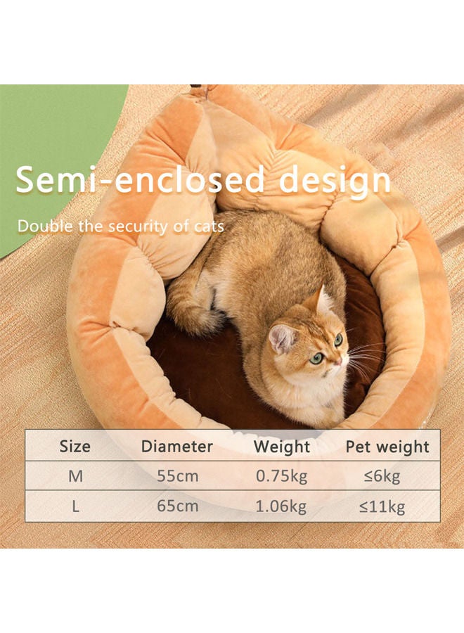 Neostyle Plush Pet Bed,Cute Warm and Comfortable Sofa Pet Kennel,Thickened Non-Slip Soft Pet Bed for Dogs and Cats - Image 2