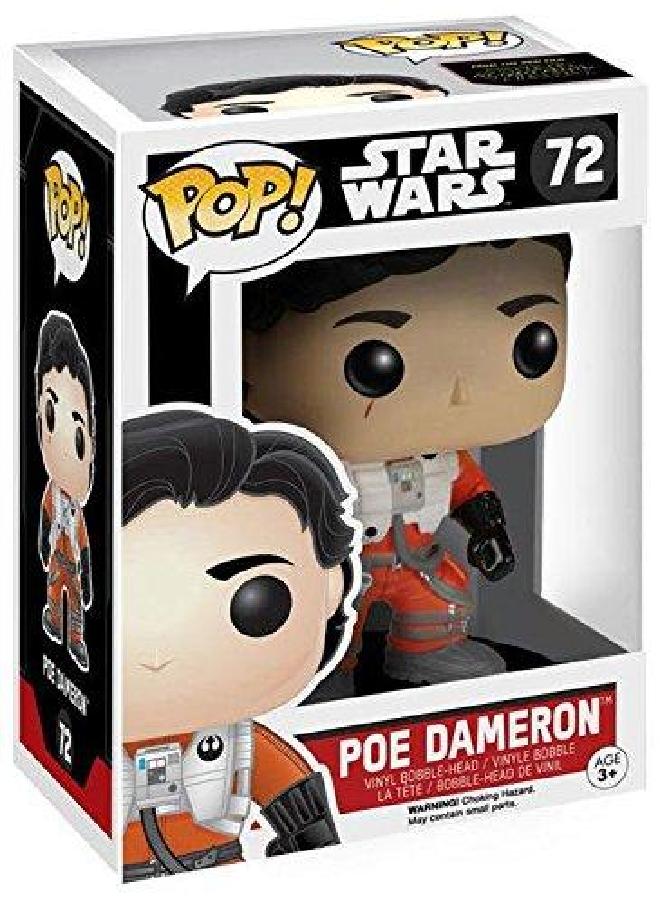STAR WARS Star Wars Pop! Vinyl Figure Poe Dameron (No Helmet)  - Image 1