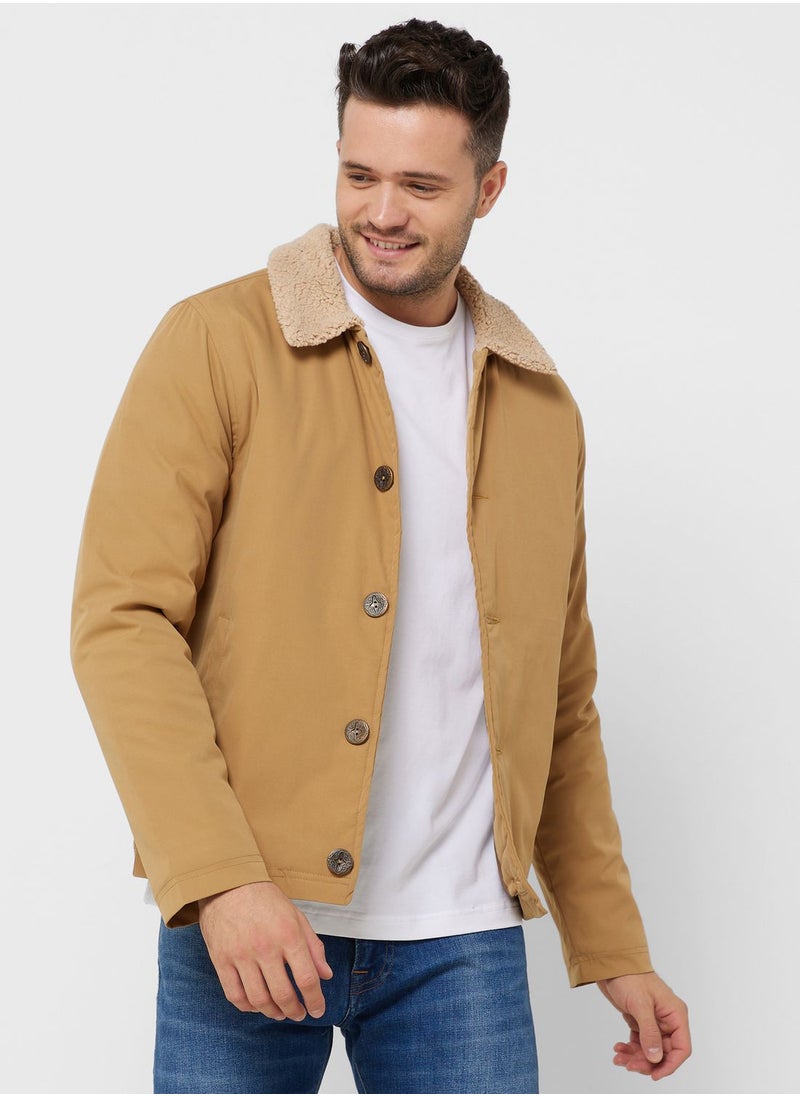 Seventy Five - Sherling  Collar Jacket - Image 1