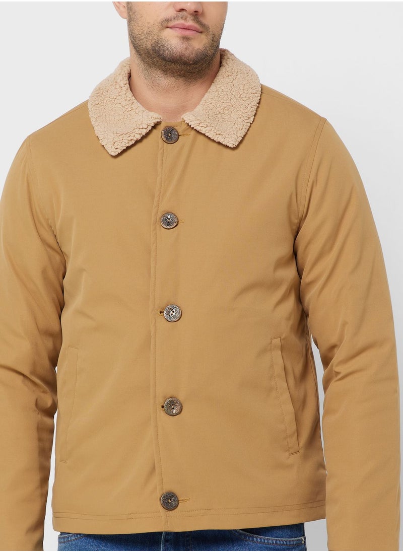 Seventy Five - Sherling  Collar Jacket - Image 1
