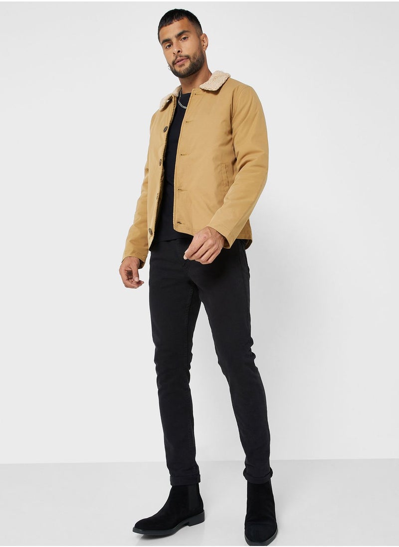 Seventy Five - Sherling  Collar Jacket - Image 1
