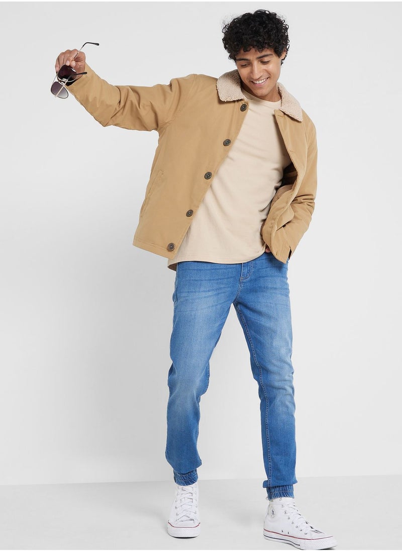 Seventy Five - Sherling  Collar Jacket - Image 1