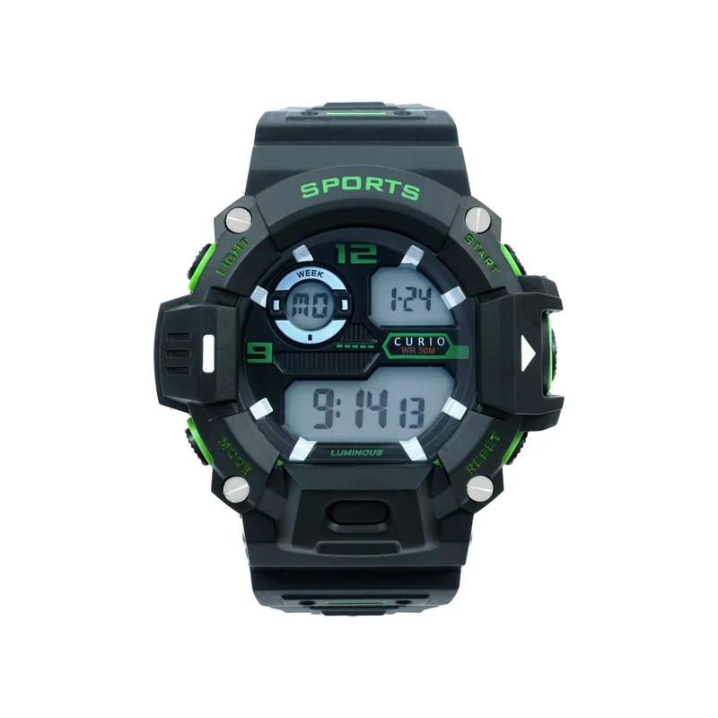 تحف Kids's Plastic Digital Watch CU-2131G-6 - 35 mm