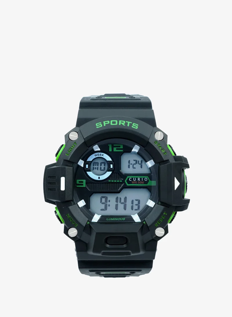 Kids's Plastic Digital Watch CU-2131G-6 - 35 mm