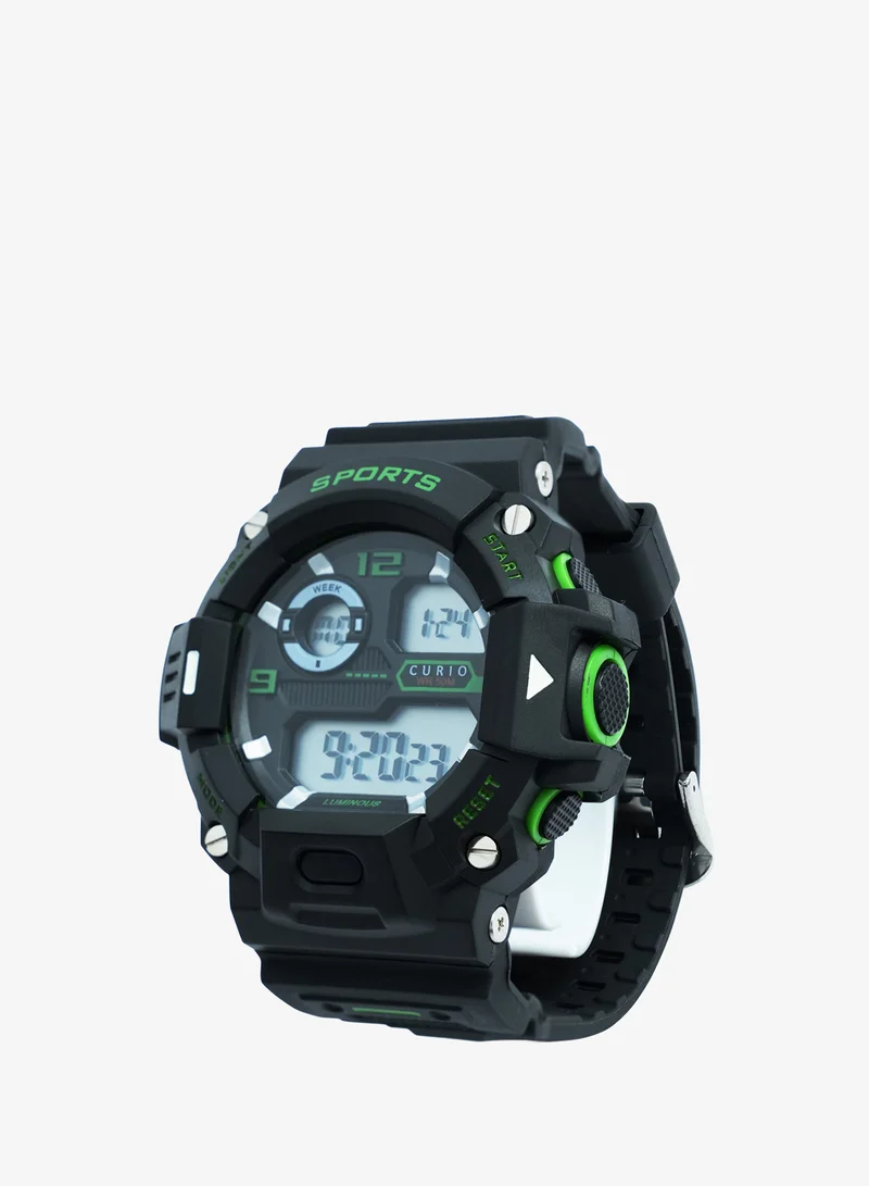 Curio  Kids's Plastic Digital Watch CU-2131G-6 - 35 mm  | Best Price UAE