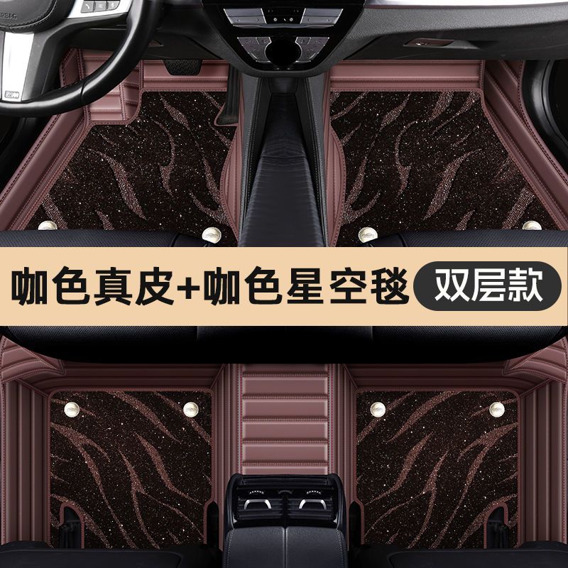 ROX ADAMS 01 Full Coverage Car Floor Mats for Jishi 01 6/7 Seats, All-Weather TPE Rubber Interior Carpet Accessories - Image 1