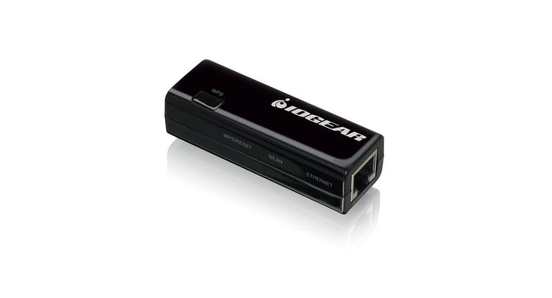 Iogear محول IOGEAR العالمي من إيثرنت إلى واي فاي N - سرعات تصل إلى 300 ميجابت في الثانية على 2.4 جيجاهرتز - إعداد واي فاي محمي بزر الضغط (WPS) - يدعم تشفير WEP و WPA و WPA2 و TKIP و AES - GWU637 - Image 1