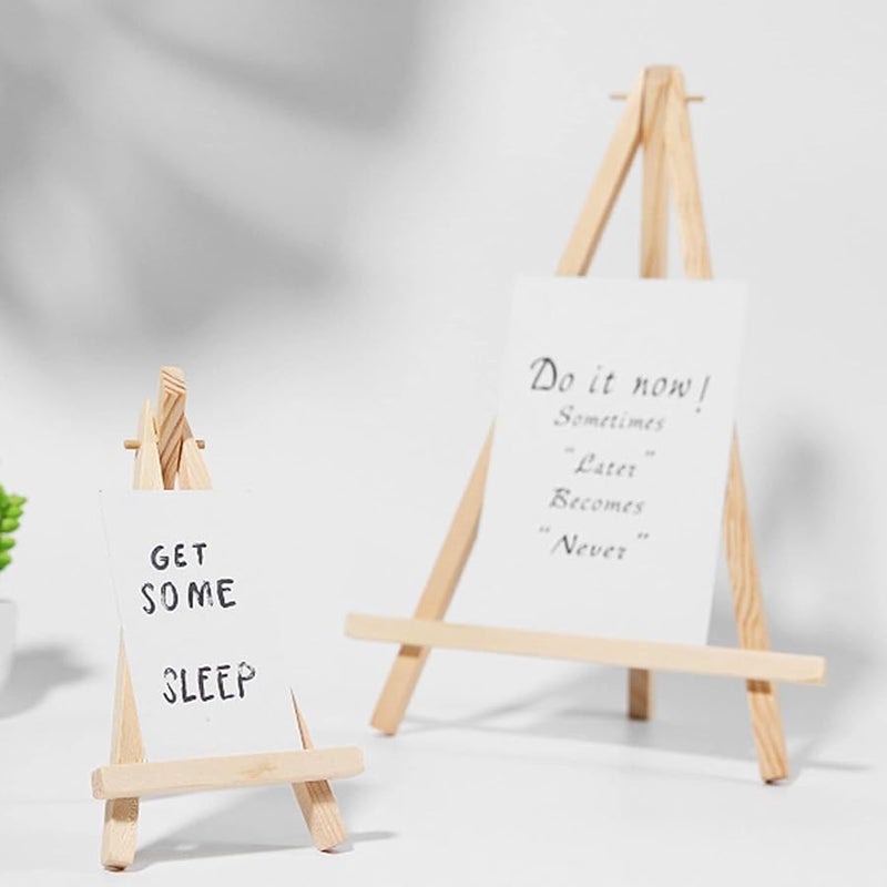 10 قطعة حامل ثلاثي القوائم مكتبي قابل للتعديل لحمل اللوحات وعرض الصور - Image 4